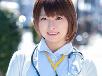 デカパイ可愛らしい看護師さんのドスケベSEX