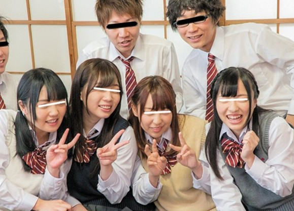 無知なカワイイ学生たちとドスケベSEX